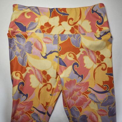 NANETTE LEPORE PAISLEY LEGGINGS SIZE L POLYESTER SPANDEX